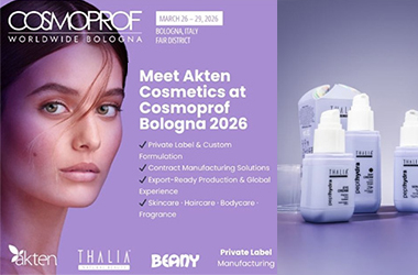 Meet Akten Cosmetics at Cosmoprof Bologna 2026 - A Global Meeting Point for the Beauty Industry